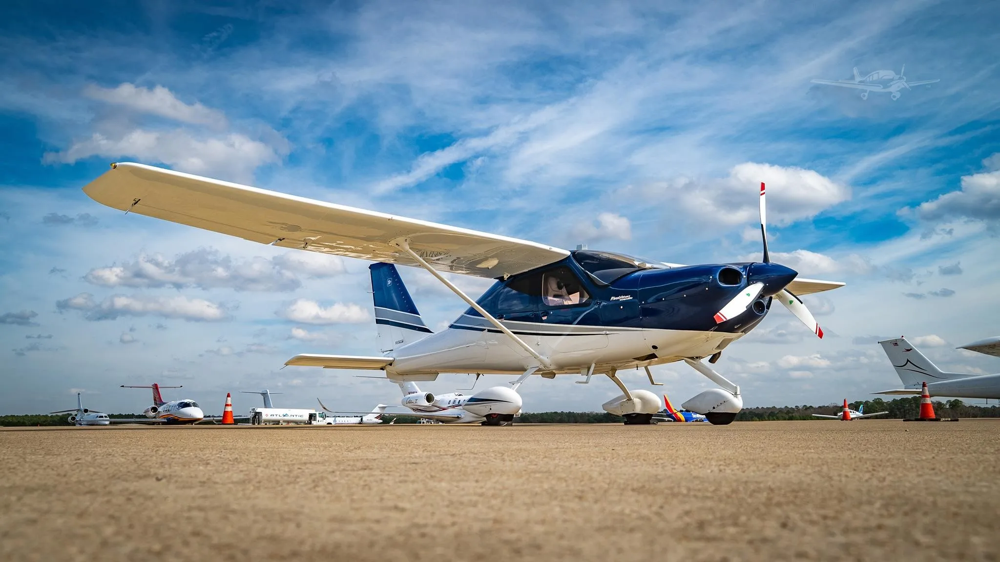 Marketing image of a 2026 TECNAM P2010 MKII.