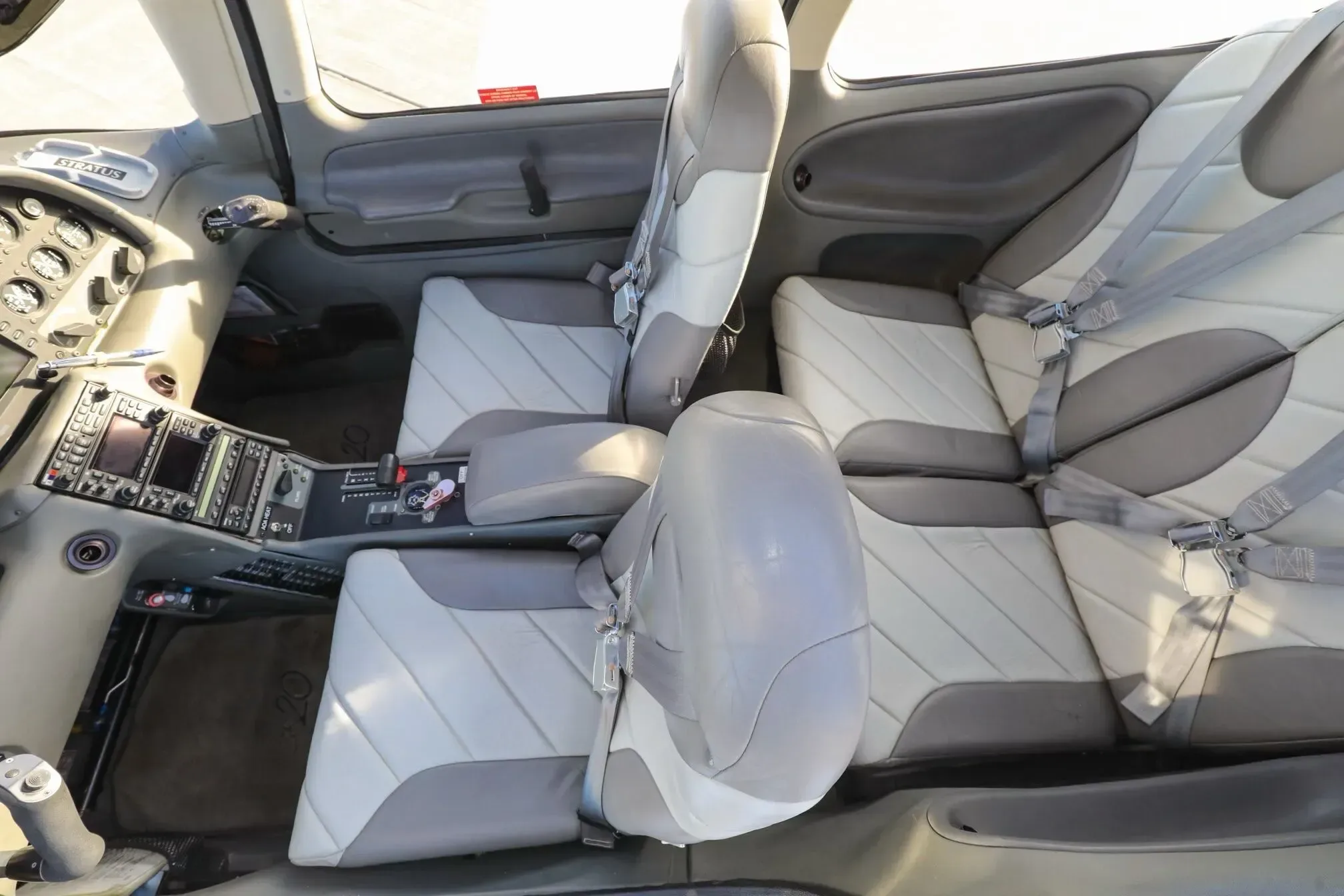 Cabin interior of a 2002 Cirrus SR20.