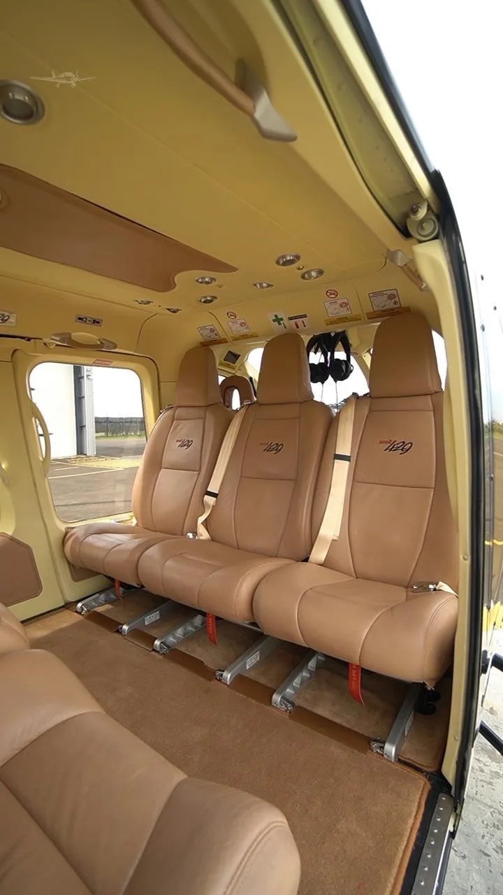Cabin interior of a 2017 BELL 429.