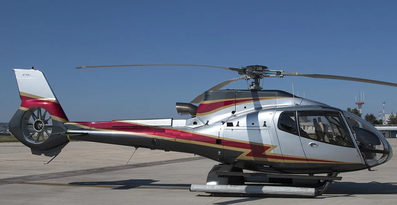 Exterior view of a Eurocopter EC130B4, I-IVIP.