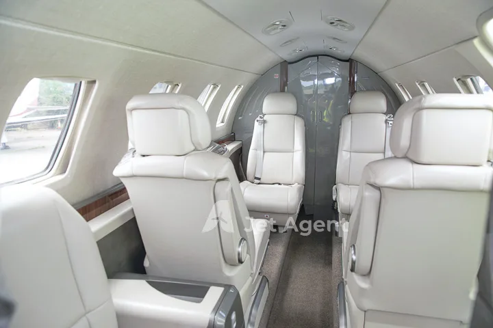 Cabin interior of a 2014 Cessna citation m2.