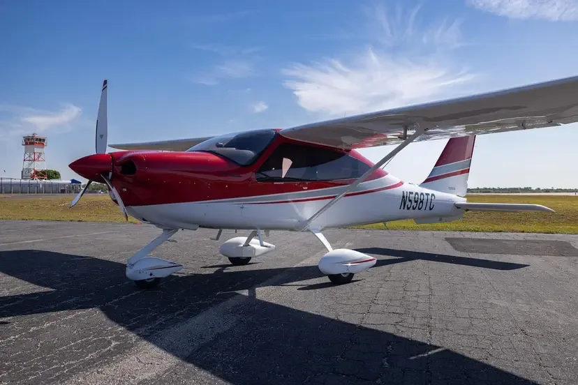 Exterior view of a 2016 Tecnam P2002 Sierra II.