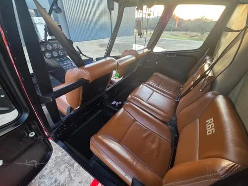 Cabin interior of a 2013 ROBINSON R66.