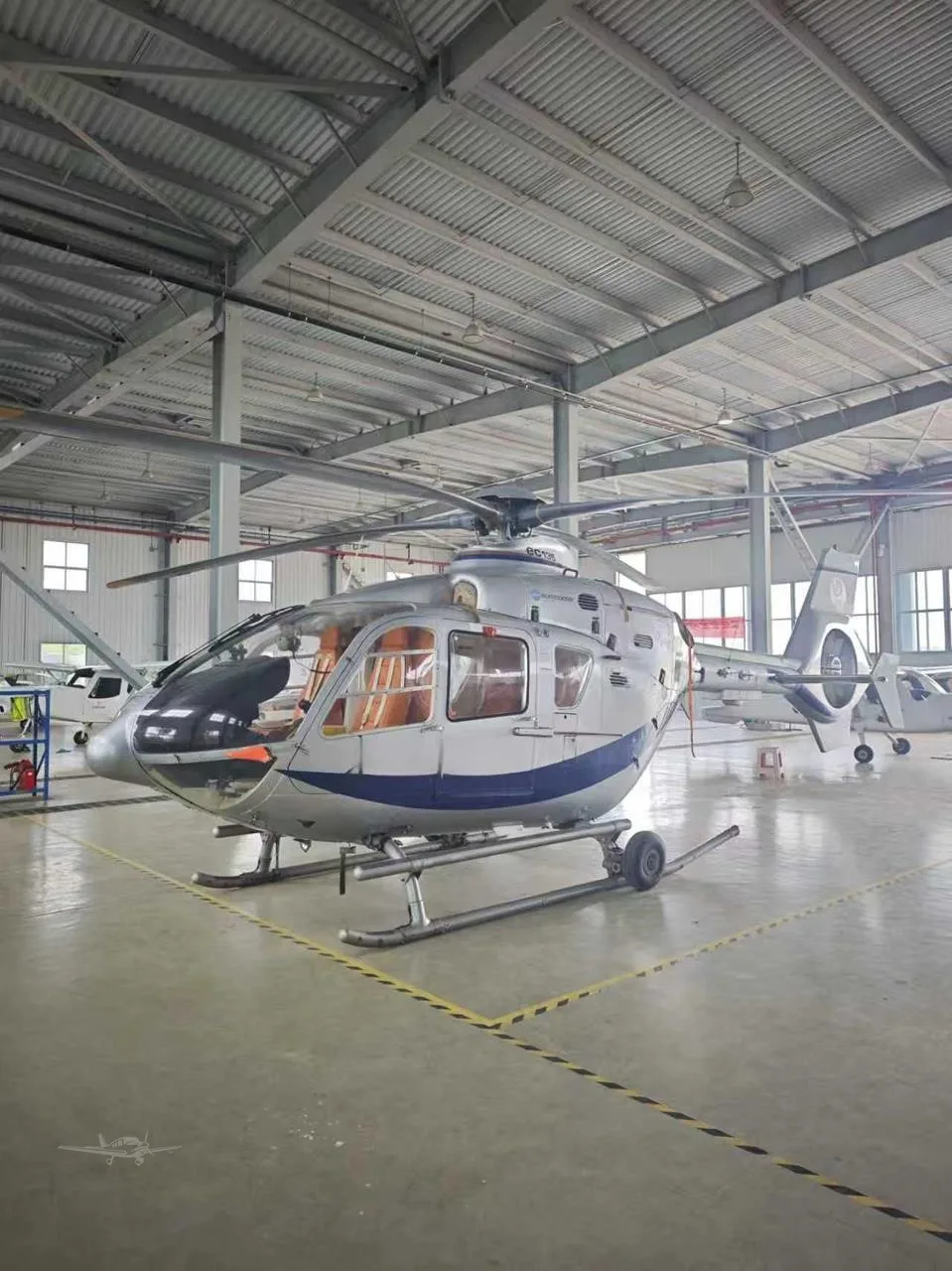 Exterior view of a 2012 EUROCOPTER EC135P2.