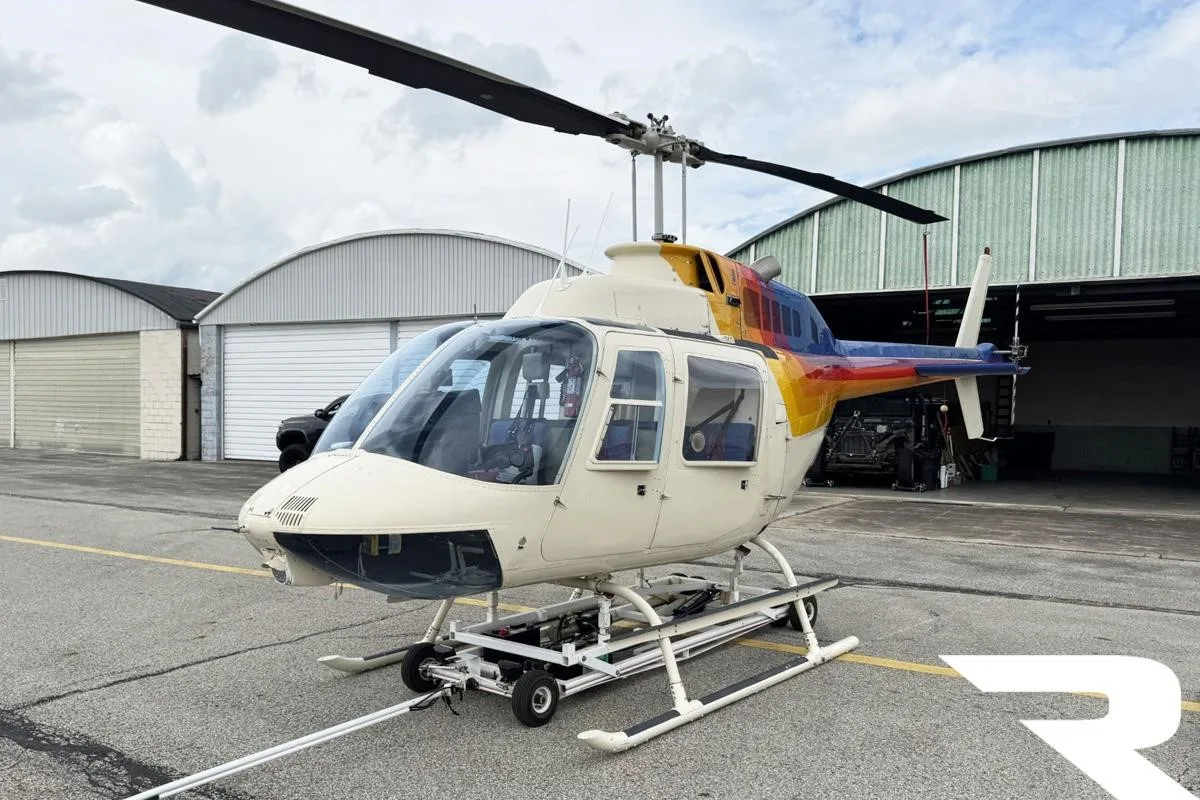 Exterior view of a 1981 BELL 206B III.