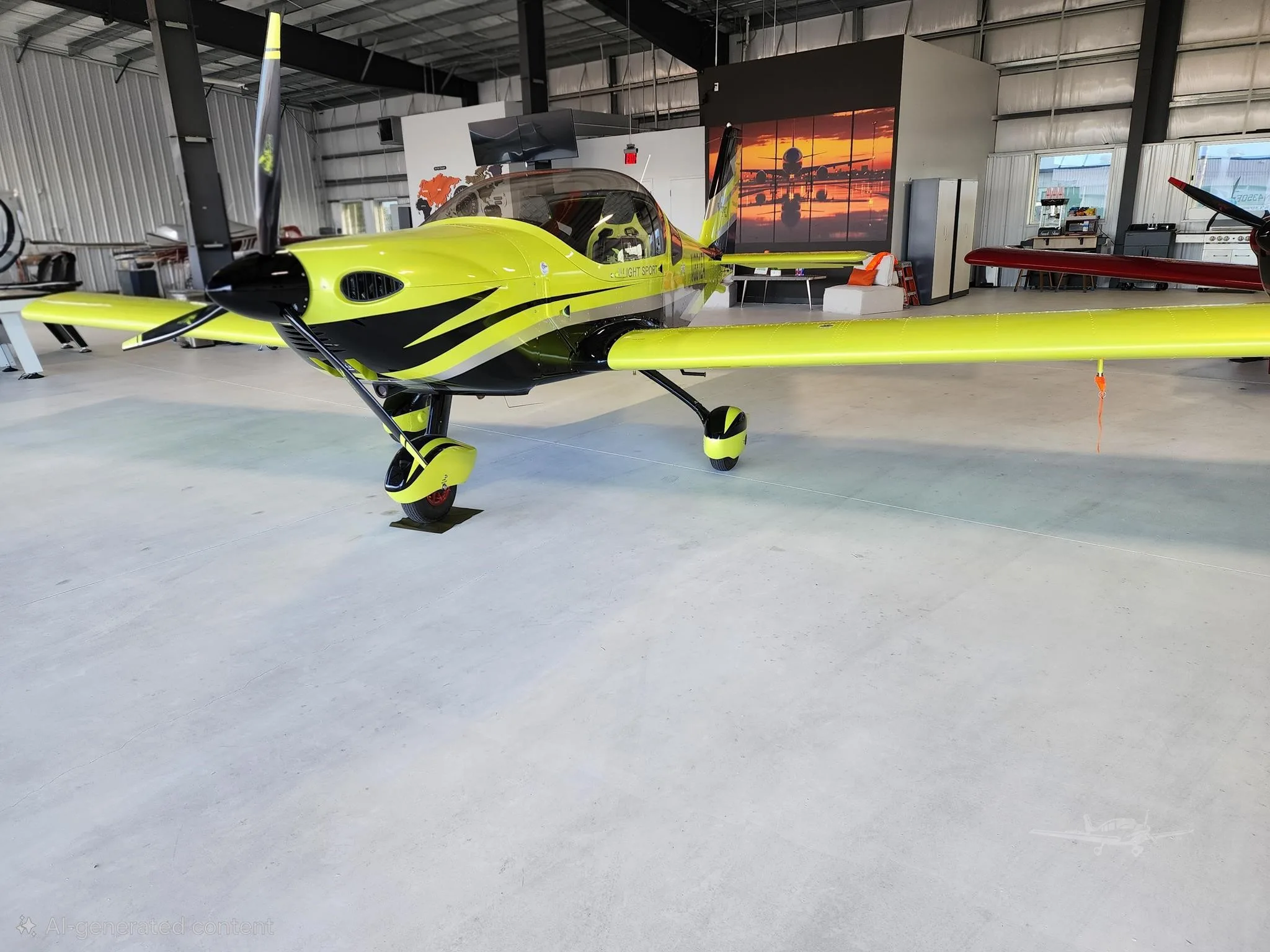 Exterior view of a 2025 TOMARK AERO VIPER SD4, N881EA.
