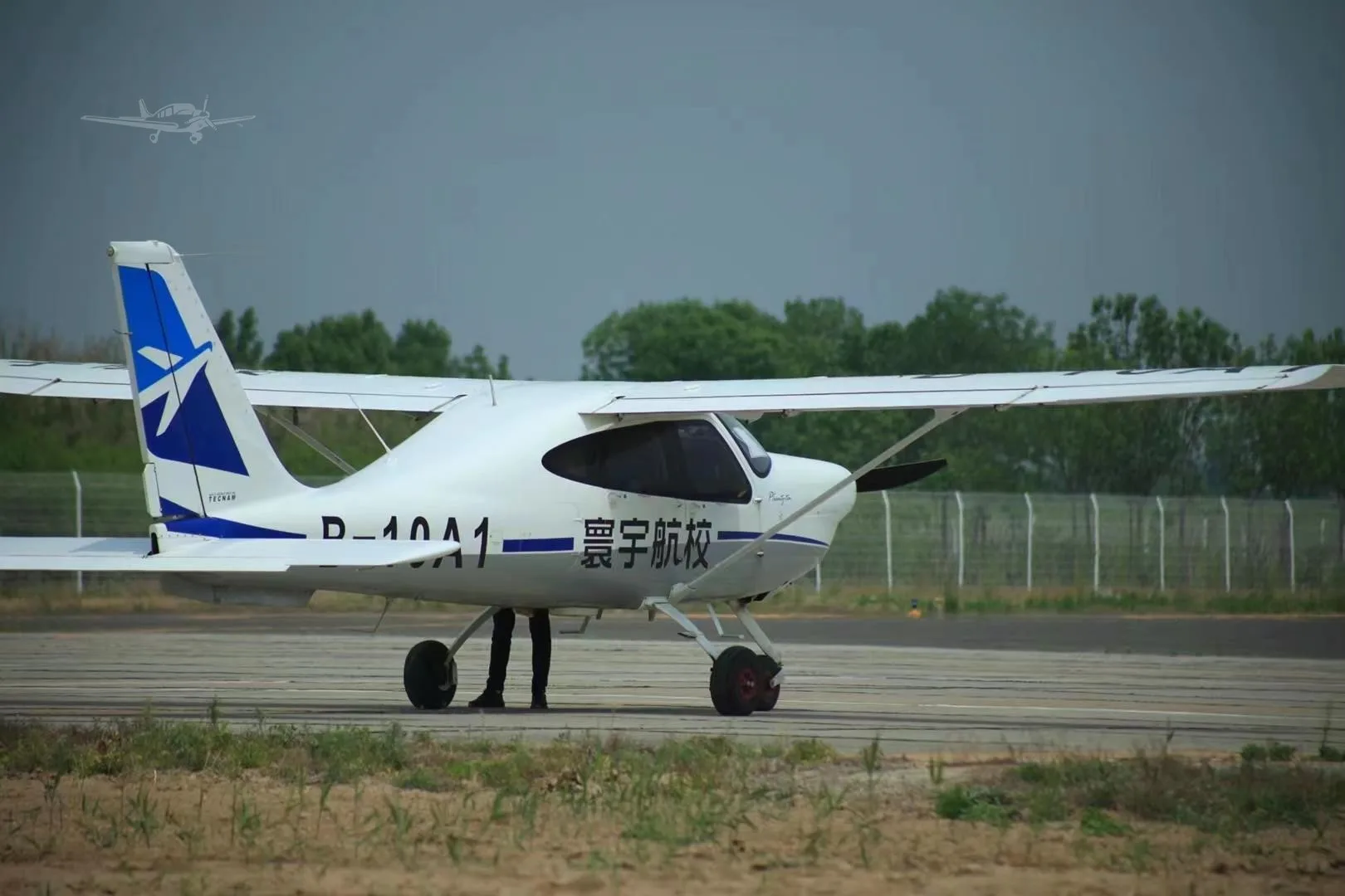 Exterior view of a 2018 TECNAM P2010.