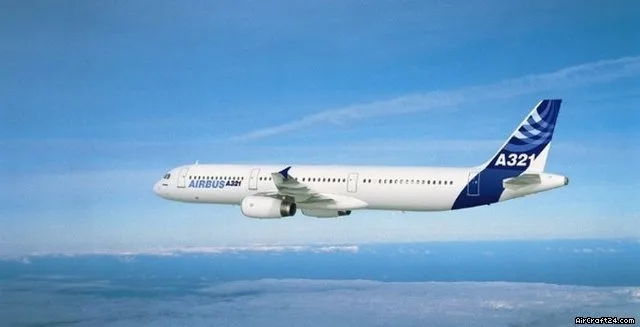 Marketing image of a 2008 Airbus A321.
