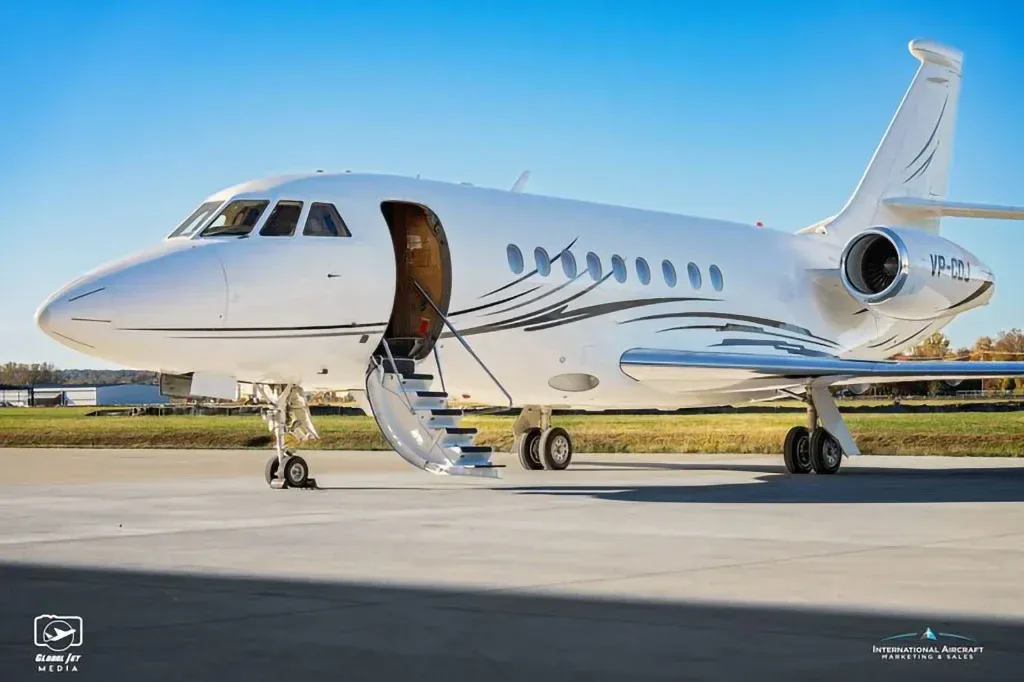 Exterior view of a 2001 Dassault Falcon.