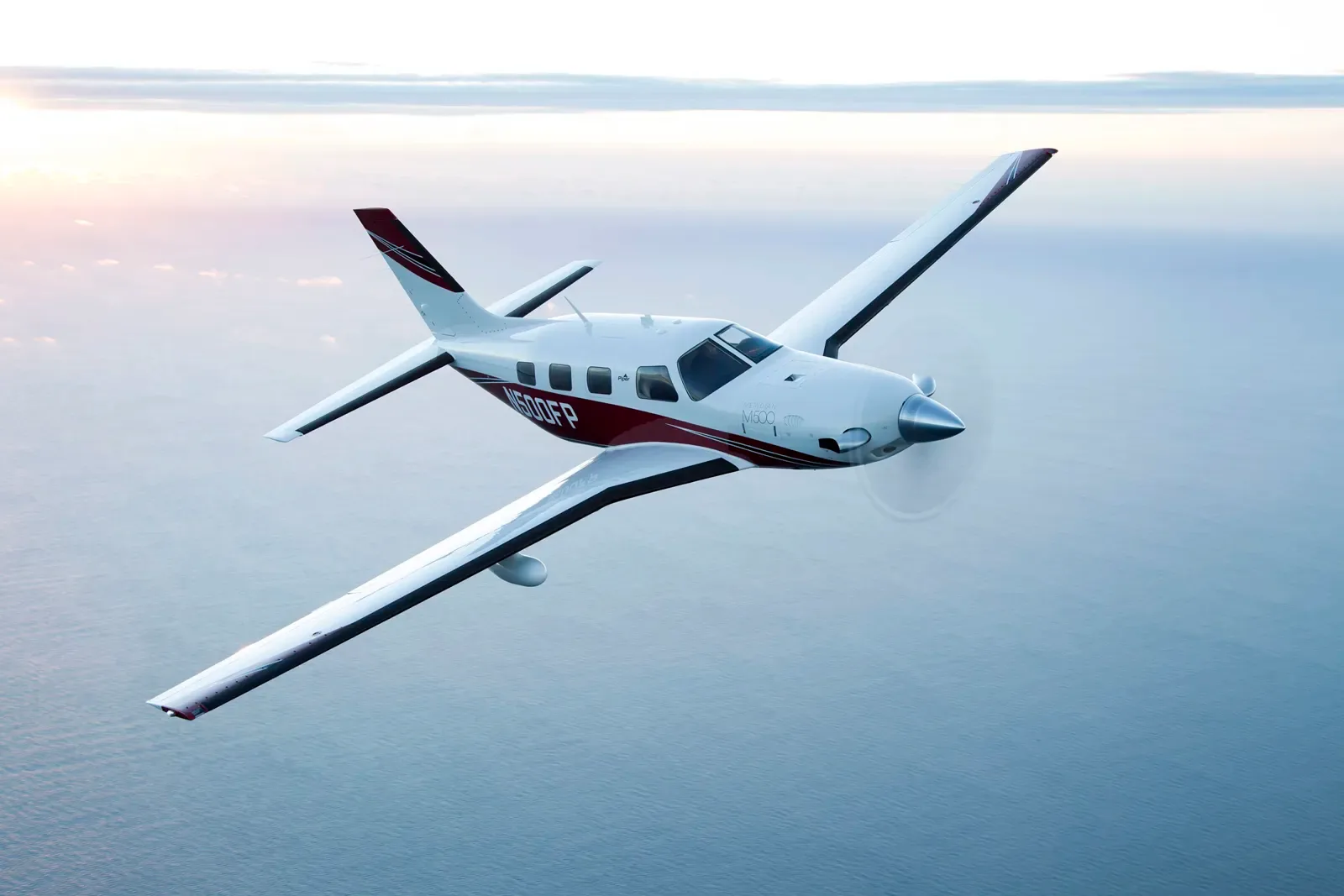 Exterior view of a 2026 Piper PA-46 M500.