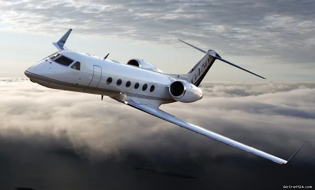 Marketing image of a 2015 Gulfstream G450.