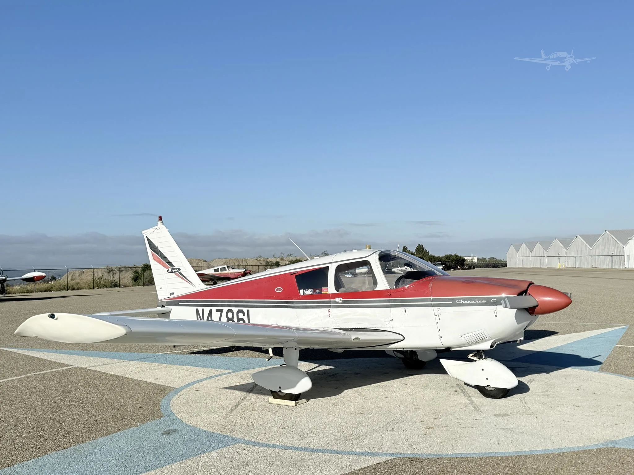Marketing image of a 1967 PIPER CHEROKEE 180.
