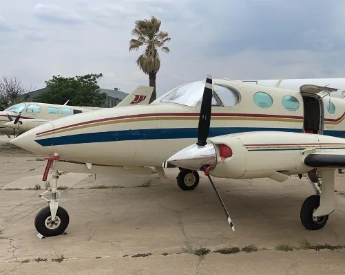 Marketing image of a 1980 Cessna 340A.