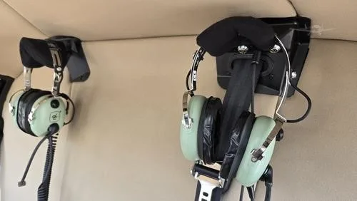Cabin interior of a 2021 ROBINSON R66.