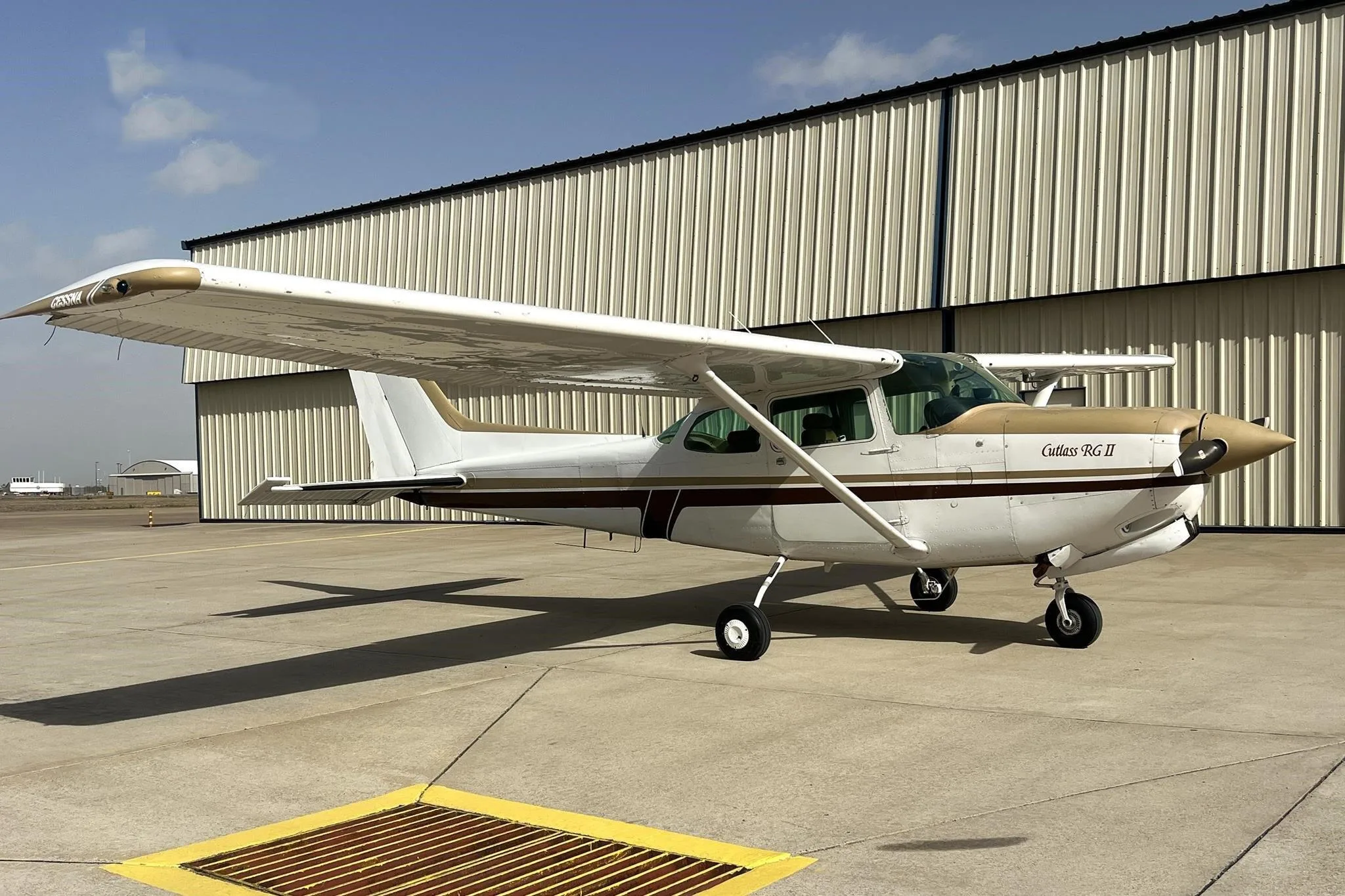 Exterior view of a 1980 Cessna 172RG Skyhawk.