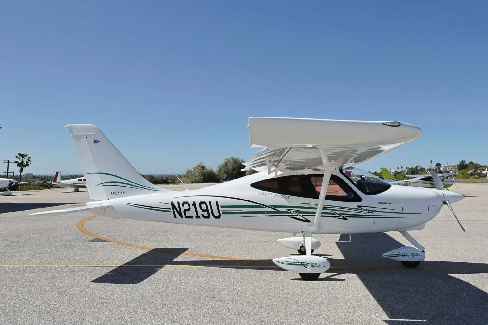 Exterior view of a 2025 Tecnam P2008.
