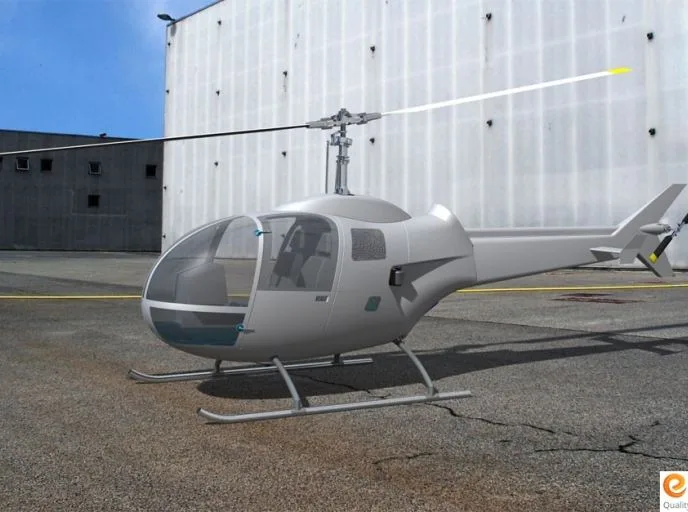 Marketing image of a Helicoptere r22.