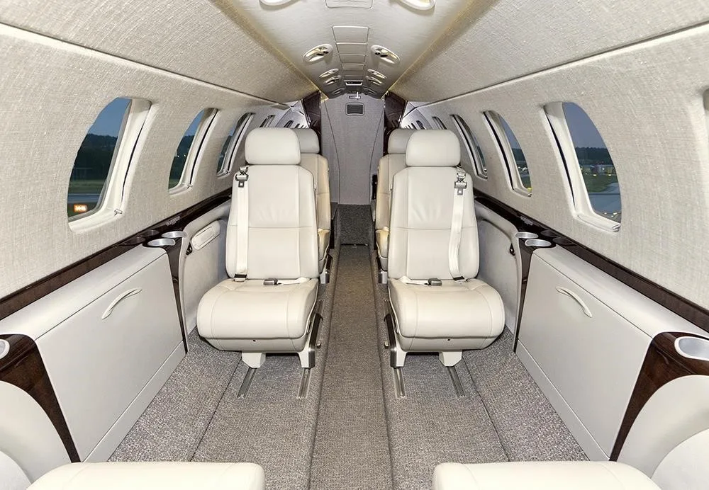 Cabin interior of a 2019 CESSNA CITATION CJ3+.