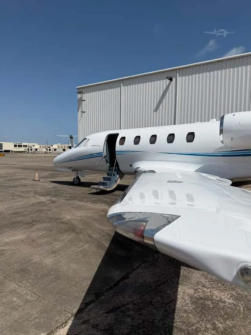 Exterior view of a 1987 CESSNA CITATION III, N650AH.