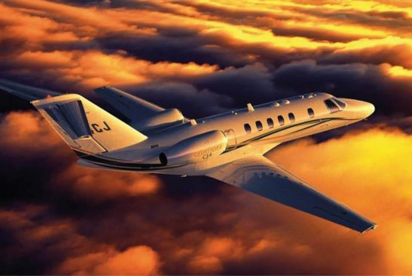 Marketing image of a Cessna CITATION CJ4 • SN: 216.