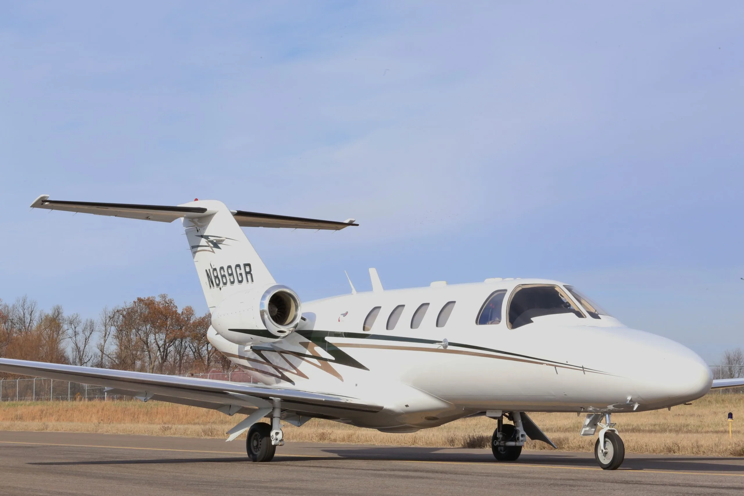Exterior view of a 2002 Cessna CITATION CJ1.