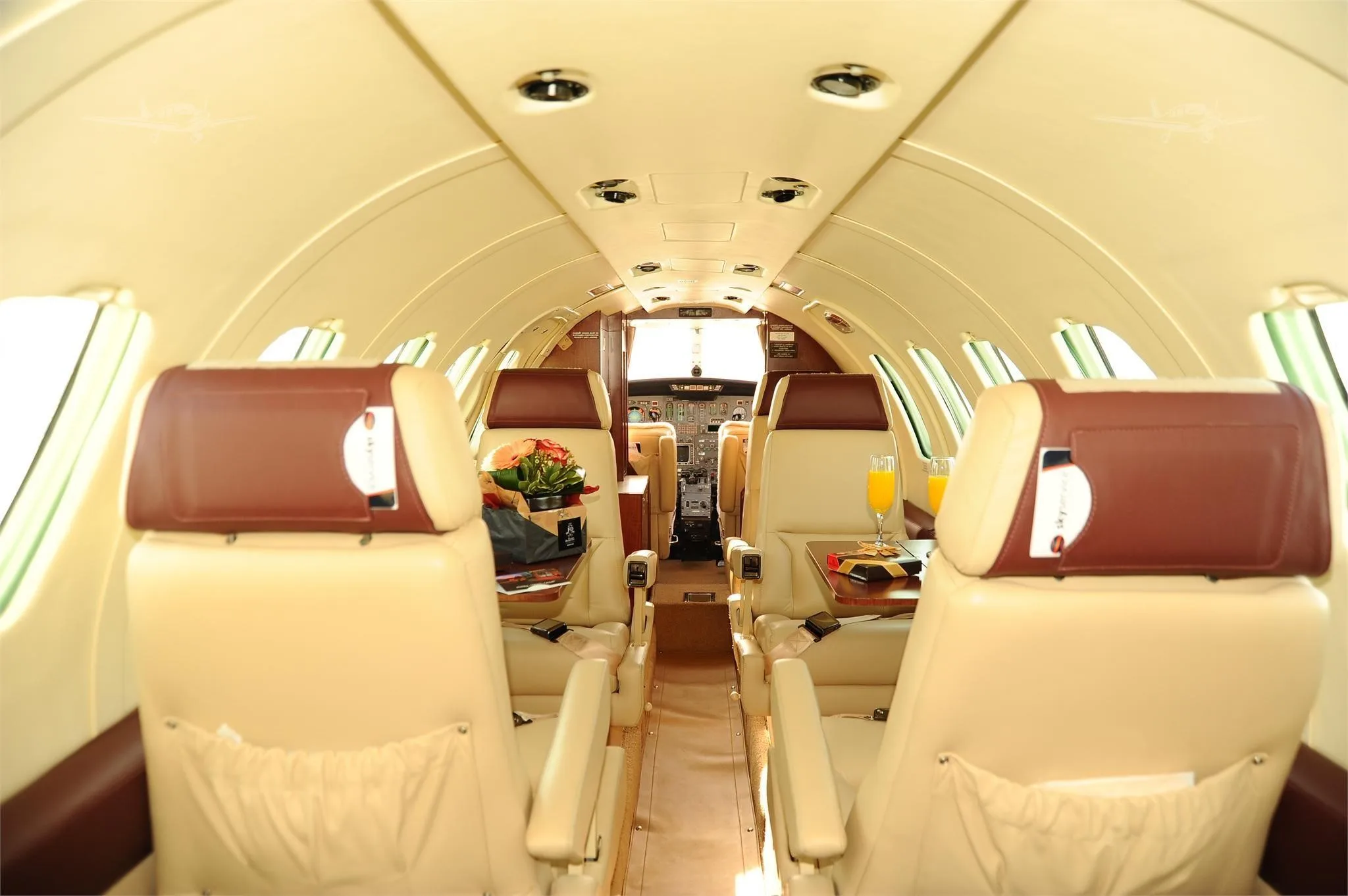 Cabin interior of a 1981 CESSNA CITATION II.