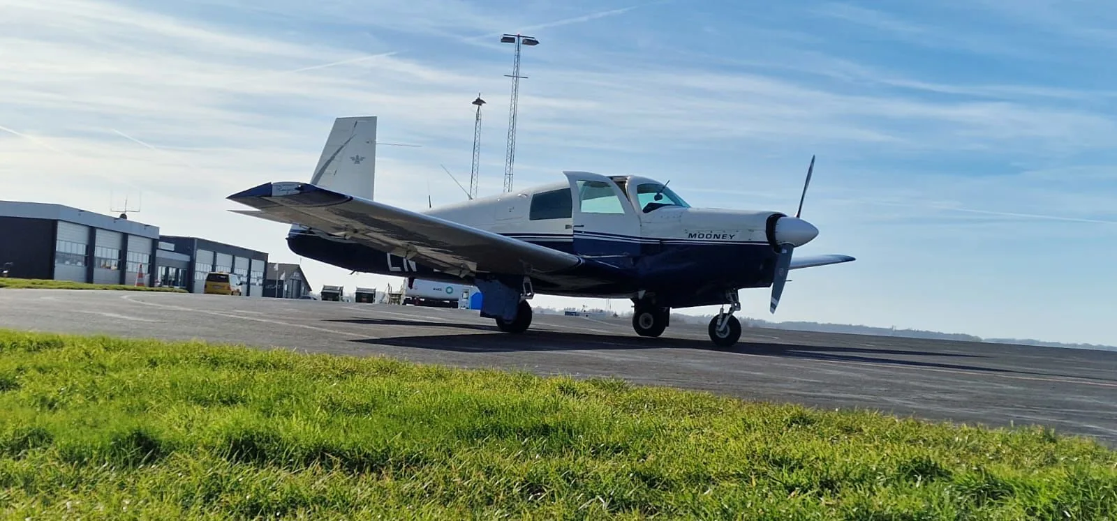 Exterior view of a 1969 Mooney M20C Ranger.