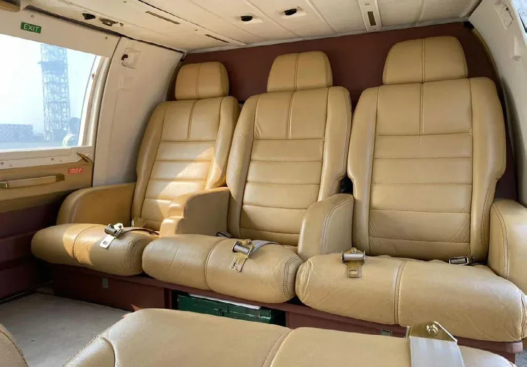 Cabin interior of a 1997 Eurocopter Dauphin AS365N-2.