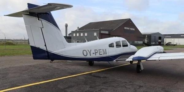 Exterior view of a 1981 Piper Seminole.