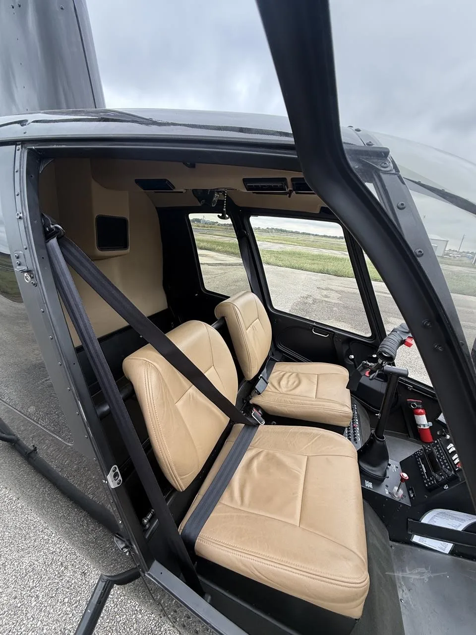 Cabin interior of a 2025 ROBINSON R44 CADET.