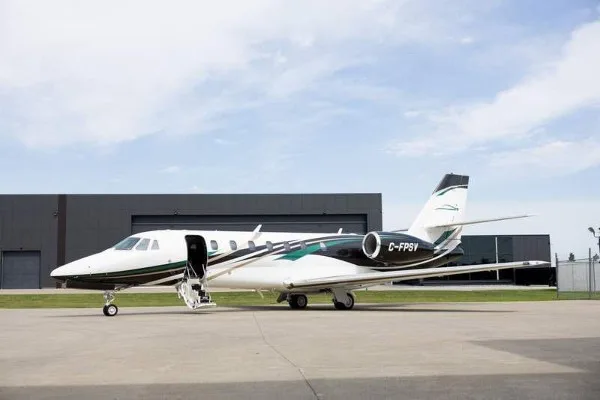 Exterior view of a 2007 Cessna Citation Sovereign, C-FPSV.
