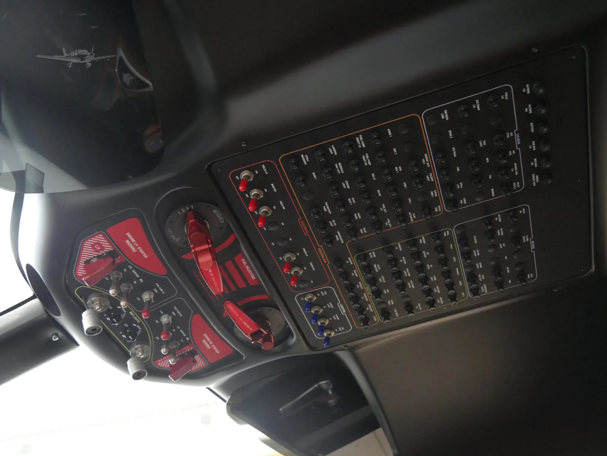Avionics suite of a 2026 TECNAM P2012 TRAVELLER.