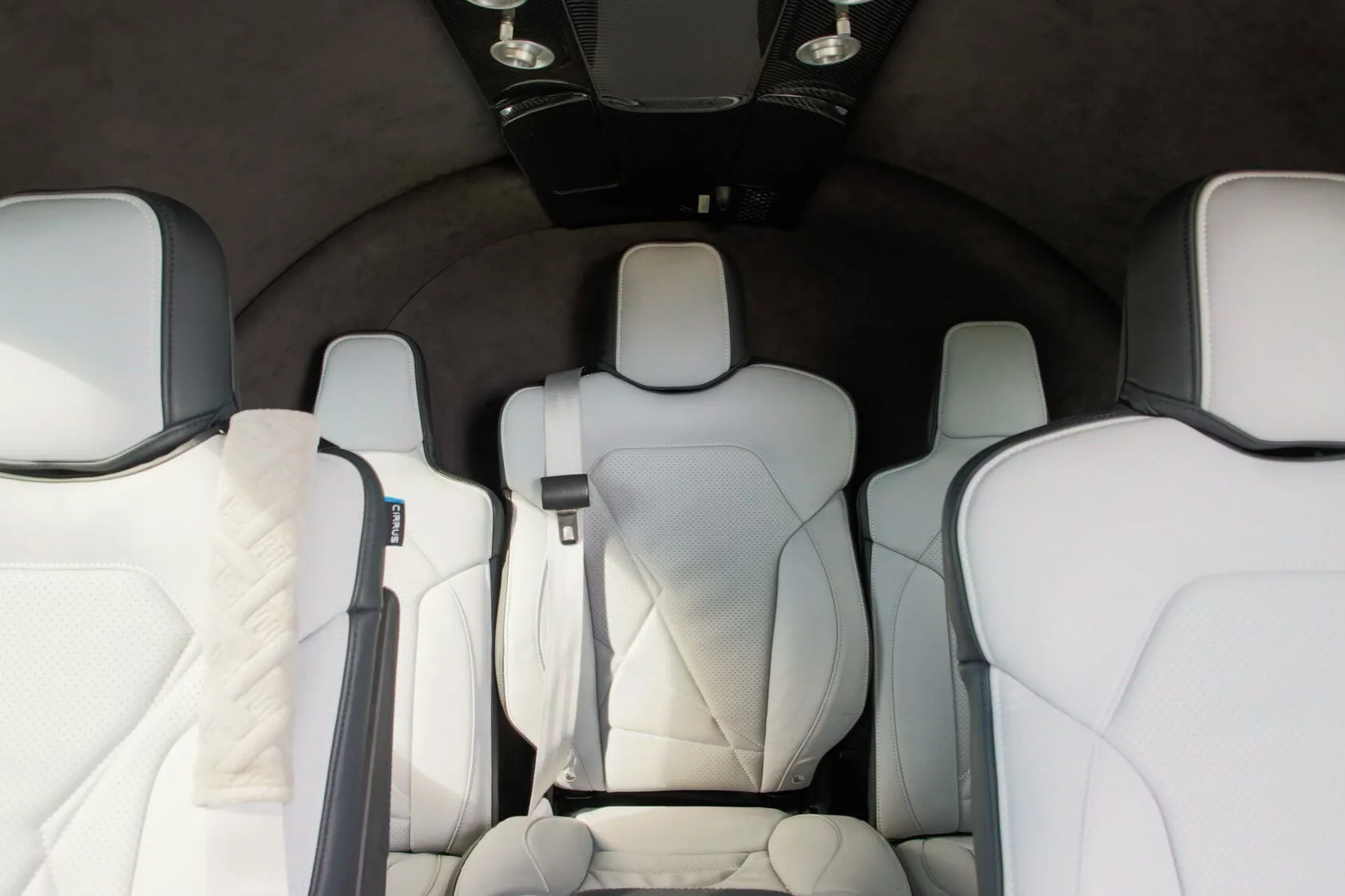 Cabin interior of a Cirrus N677ML SF50-G2+ Elite - Aerista.