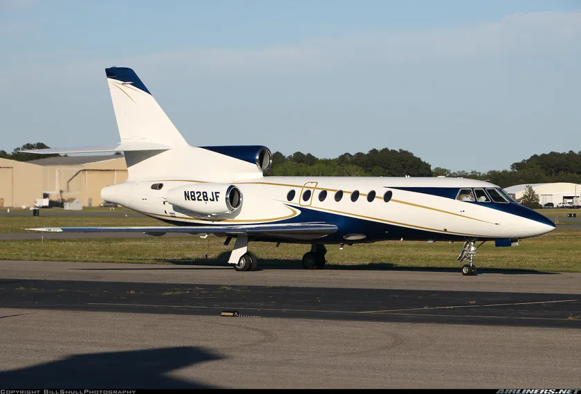 Exterior view of a 2026 Dassault Falcon 50 SN39 Q1/2026.