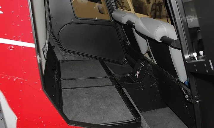 Cabin interior of a 2025 ROBINSON R44 CADET.
