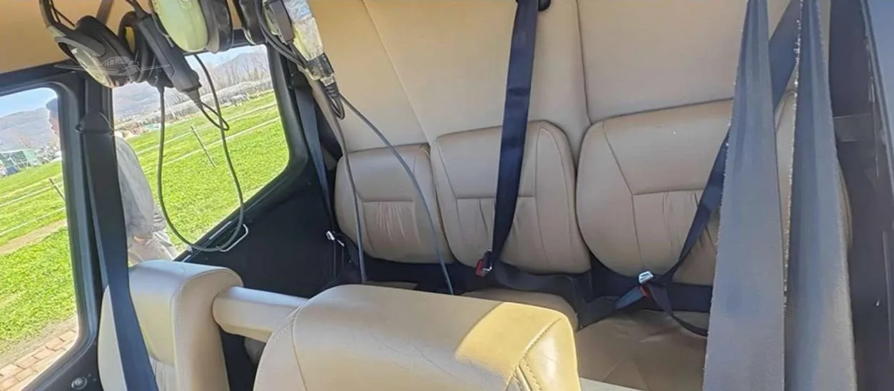 Cabin interior of a 2016 ROBINSON R66.