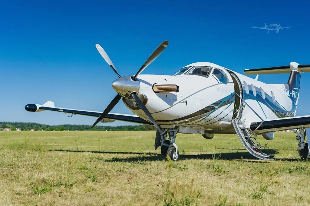 Cabin interior of a 2014 Pilatus.