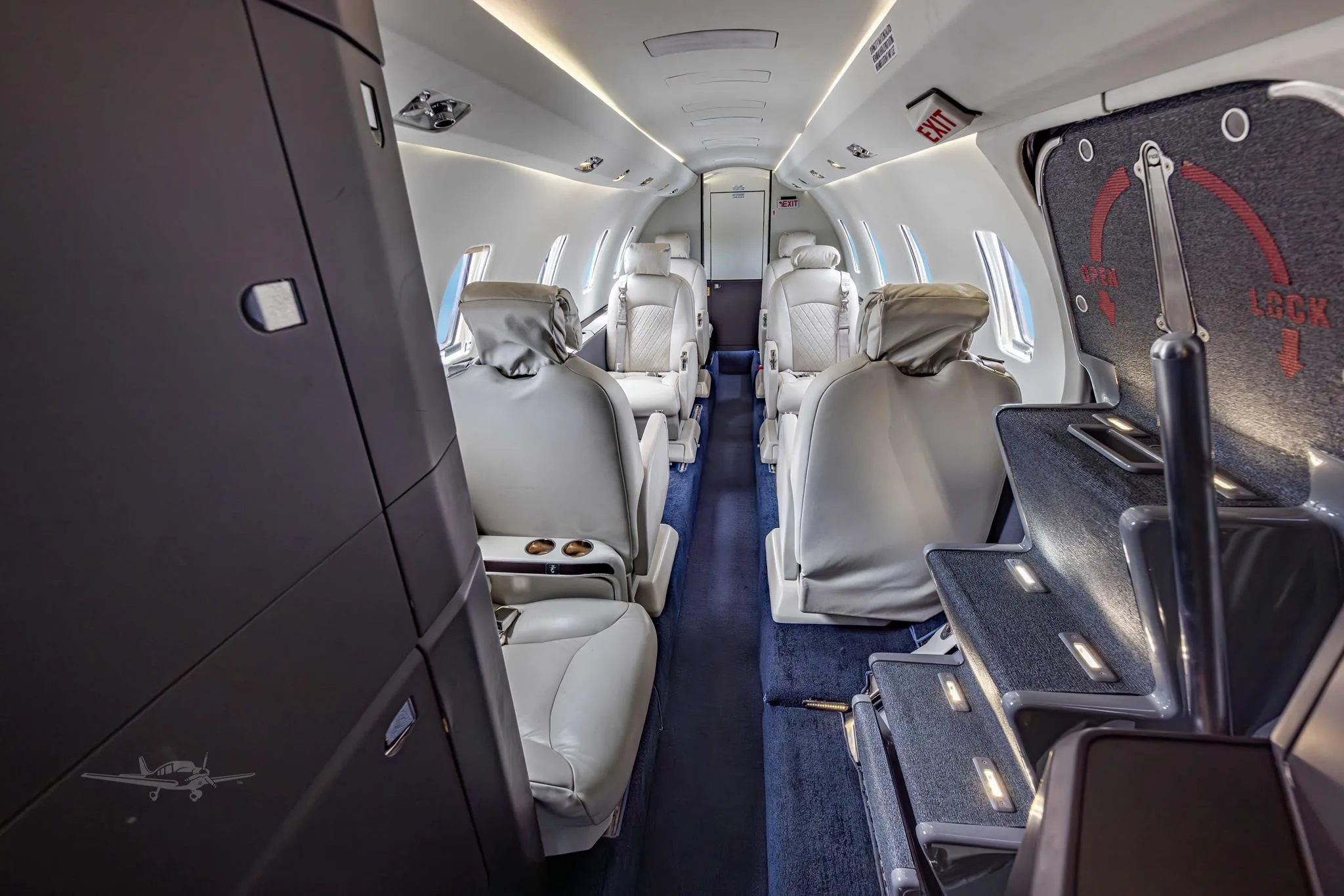 Cabin interior of a 2002 CESSNA CITATION EXCEL.