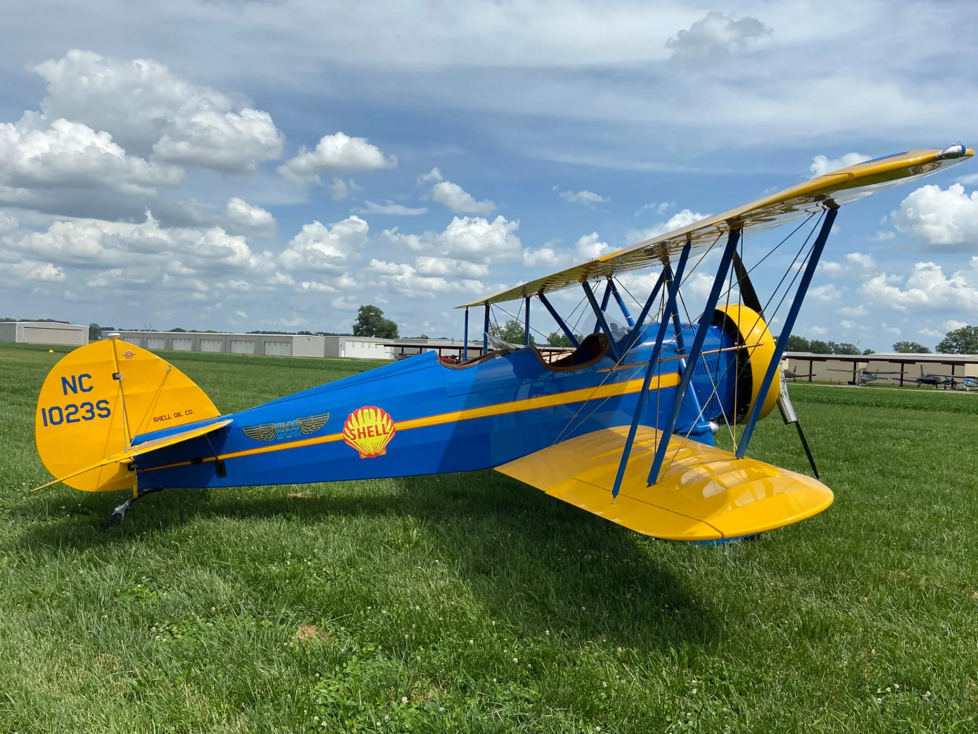 Exterior view of a 1929 Waco ATO.