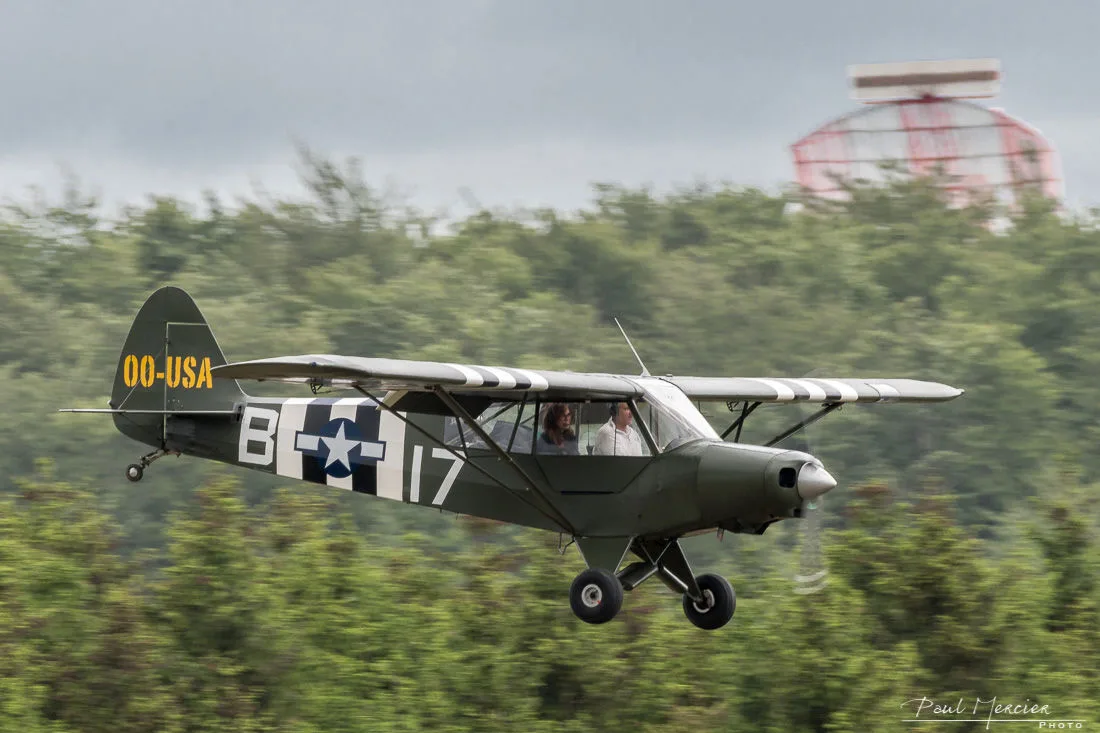 Exterior view of a 1954 Piper PA-18 Super Cub.