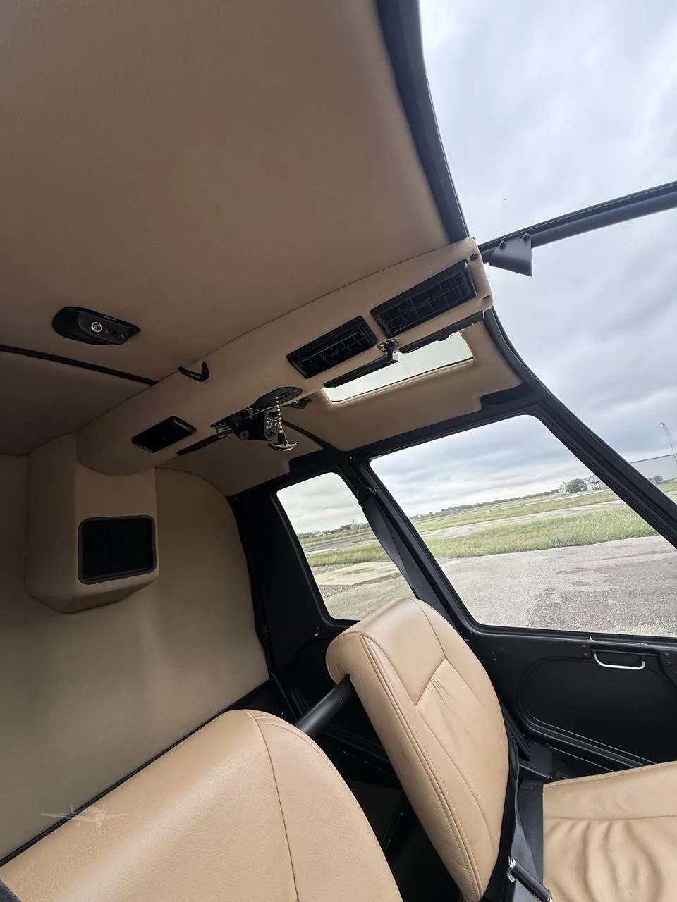 Cabin interior of a 2025 ROBINSON R44 CADET.
