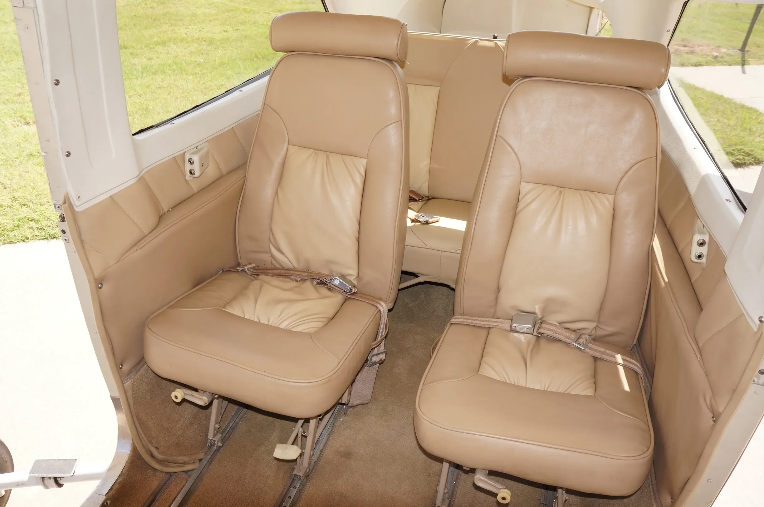 Cabin interior of a 1974 Cessna.