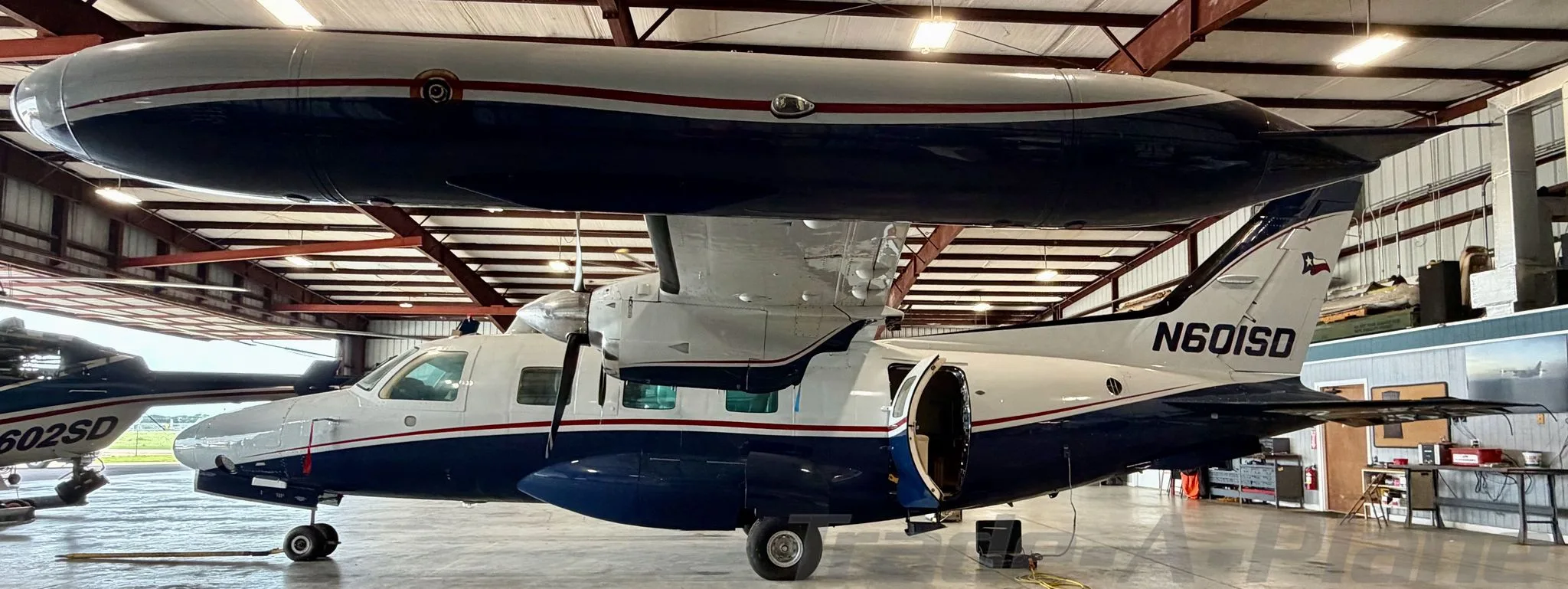Exterior view of a 1974 MITSUBISHI MU 2J, N601SD.