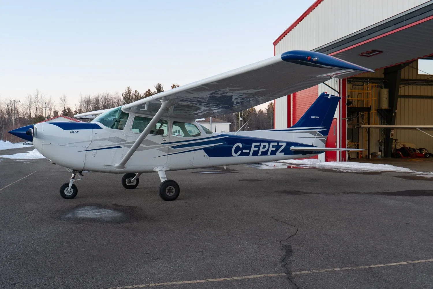 Exterior view of a 1979 Cessna 172 XP.
