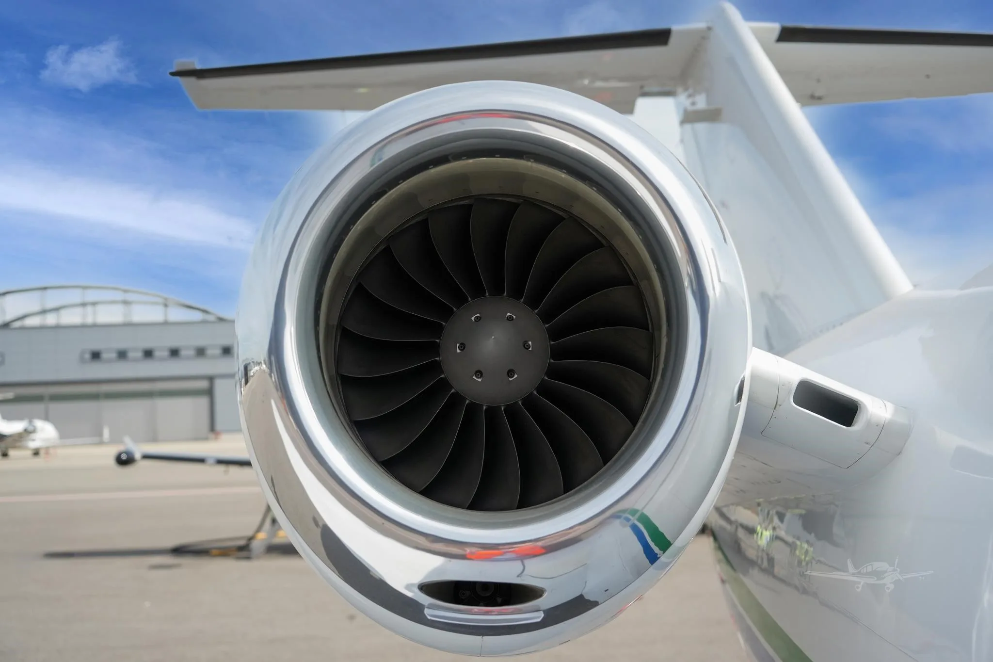 Engine detail of a 2000 CESSNA CITATION CJ1.