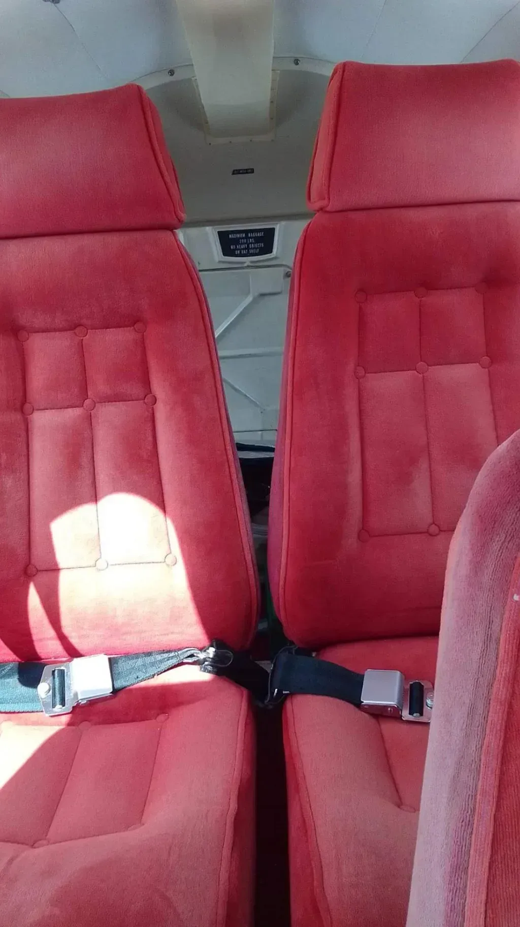 Cabin interior of a 1979 Piper Arrow IV.