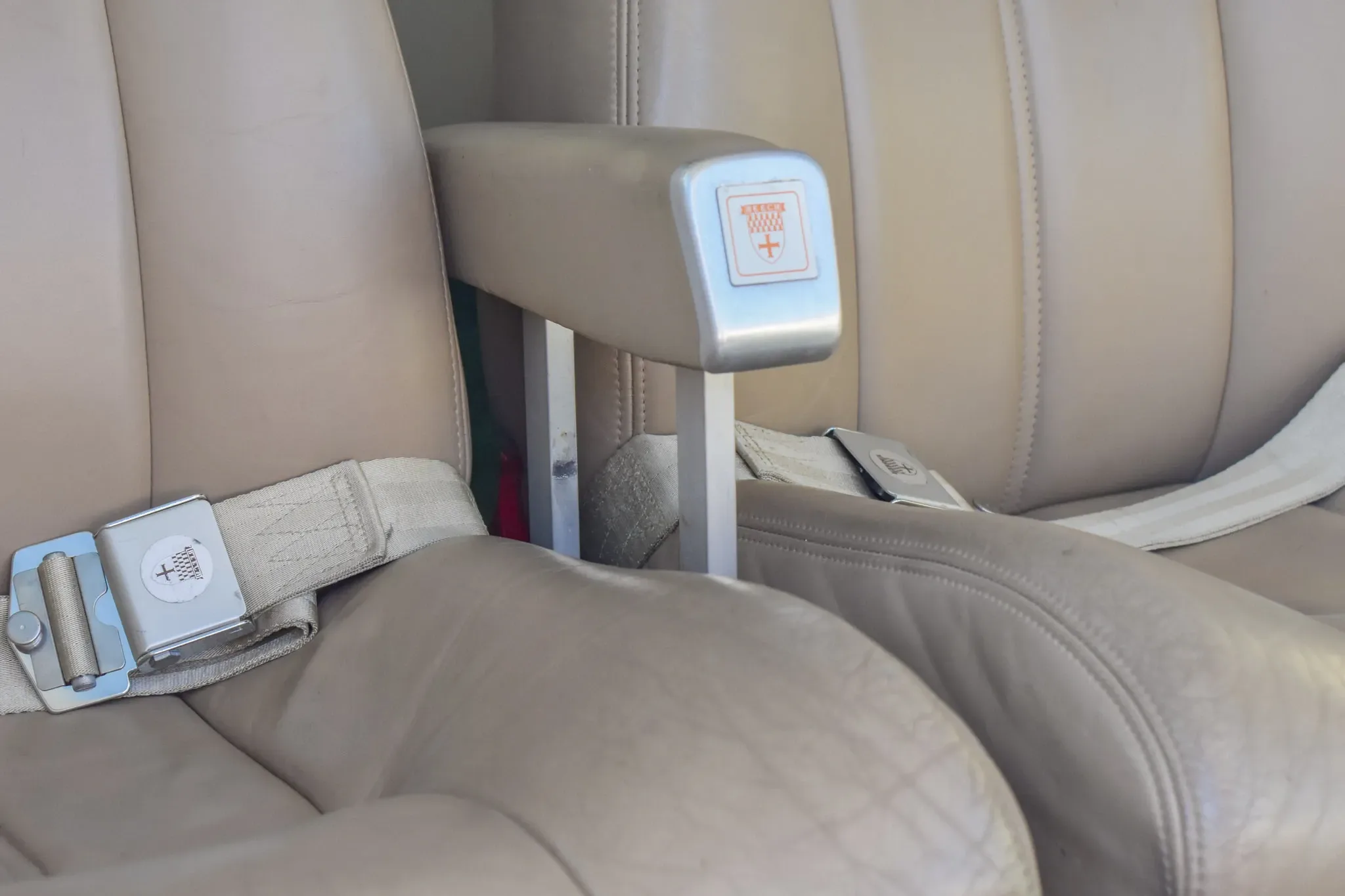 Cabin interior of a 1990 Beechcraft Bonanza.