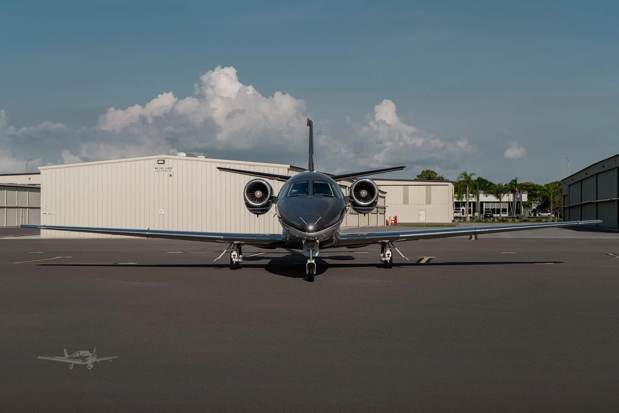Exterior view of a 2021 CESSNA CITATION XLS+, N963AD.