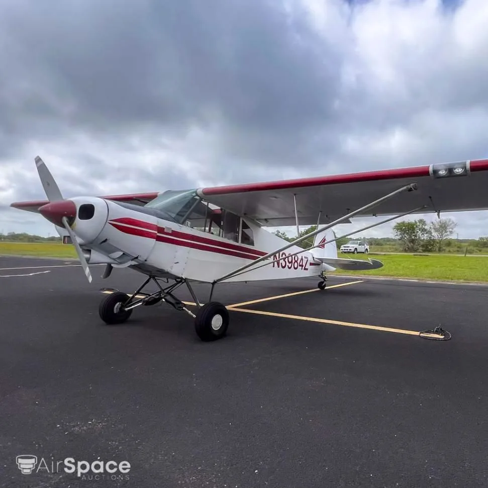 Exterior view of a 1963 Piper PA-18 Super Cub.