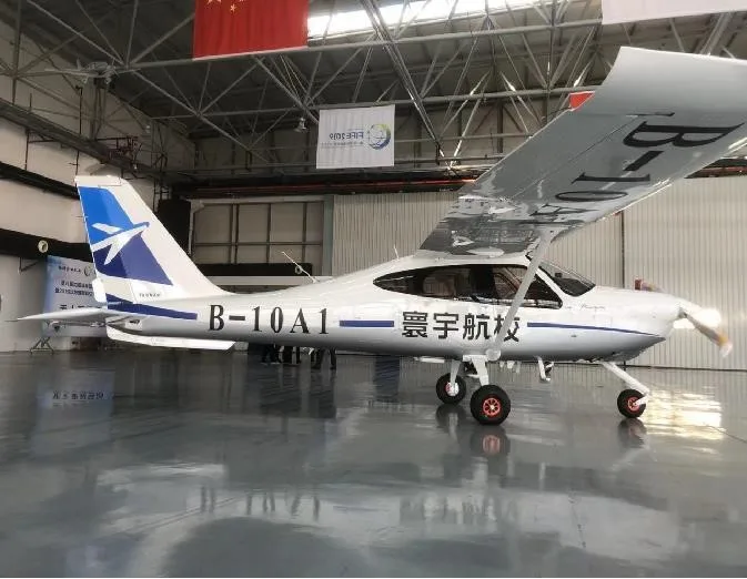 Exterior view of a 2018 TECNAM P2010.